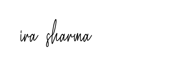 Signature of ira-sharma-