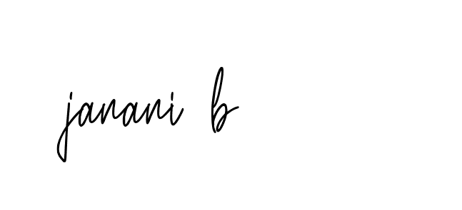 Signature of janani-b