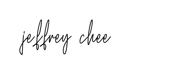 Signature of jeffrey-chee