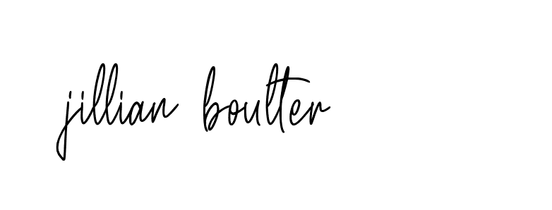 Signature of jillian-boulter