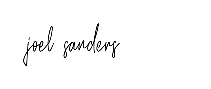 Signature of joel-sanders