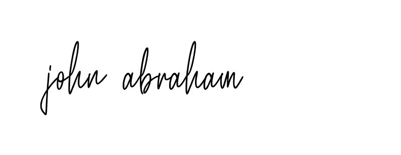 Signature of john-abraham