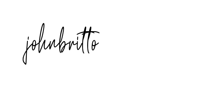 Signature of johnbritto-