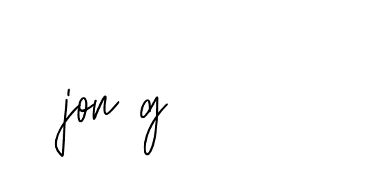 Signature of jon-g