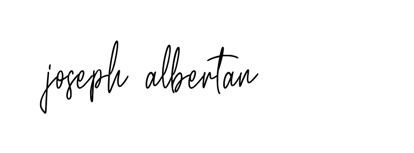 Signature of joseph-albertan