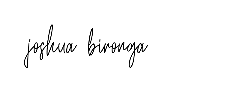 Signature of joshua-bironga