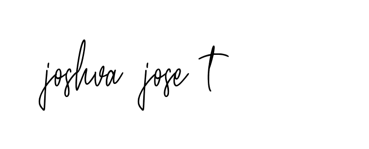 Signature of joshva-jose-t