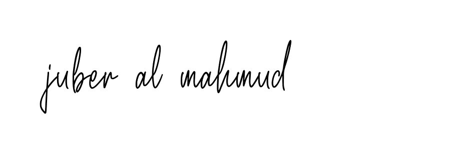 Signature of juber-al-mahmud-