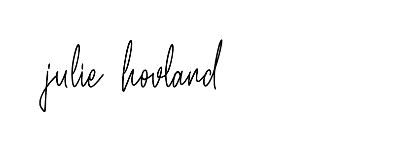 Signature of julie-hovland-