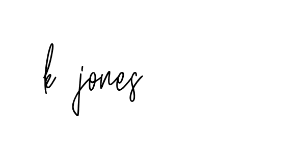 Signature of k-jones