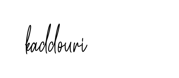 Signature of kaddouri