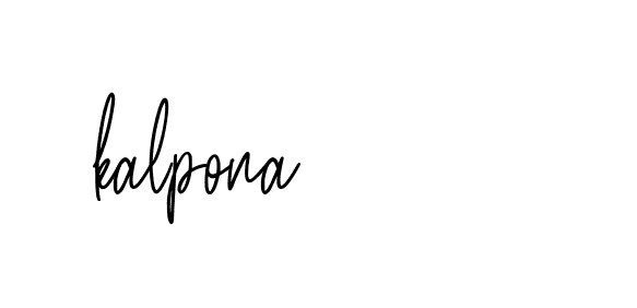 Signature of kalpona