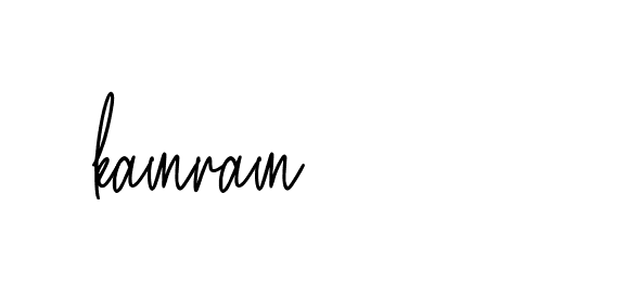 Signature of kamram