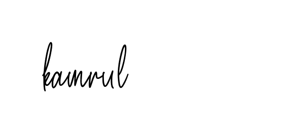 Signature of kamrul