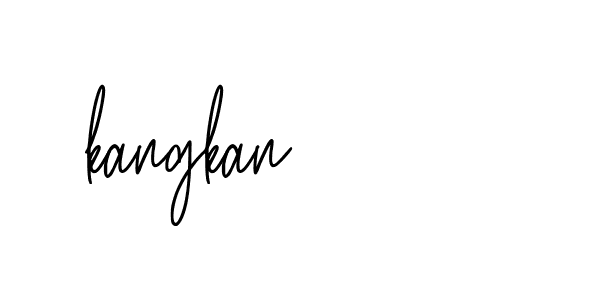 Signature of kangkan