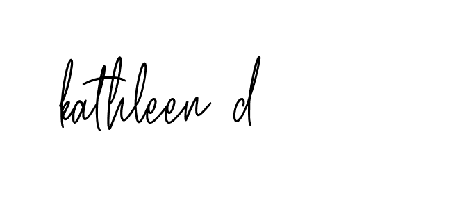 Signature of kathleen-d