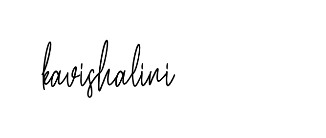 Signature of kavishalini