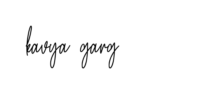 Signature of kavya-garg