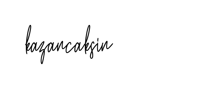 Signature of kazancaksin