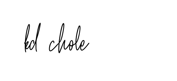 Signature of kd-chole