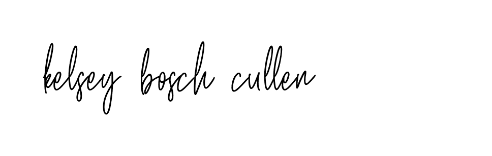 Signature of kelsey-bosch-cullen-