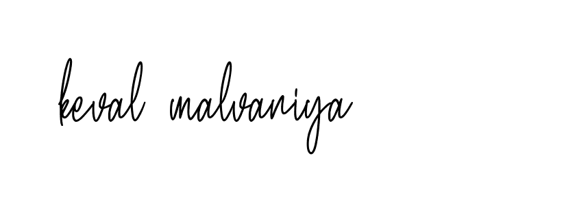 Signature of keval-malvaniya