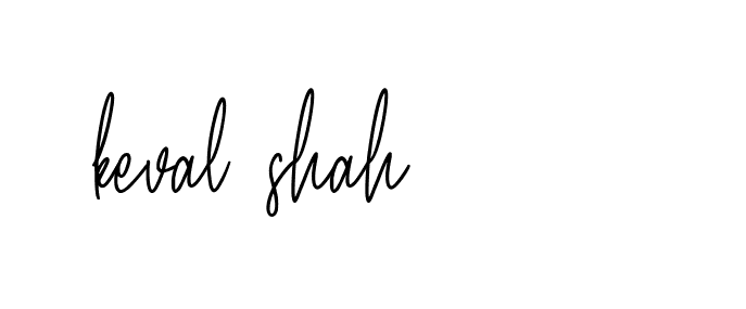 Signature of keval-shah