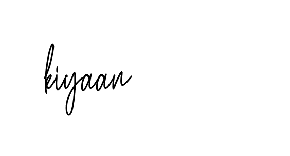 Signature of kiyaan