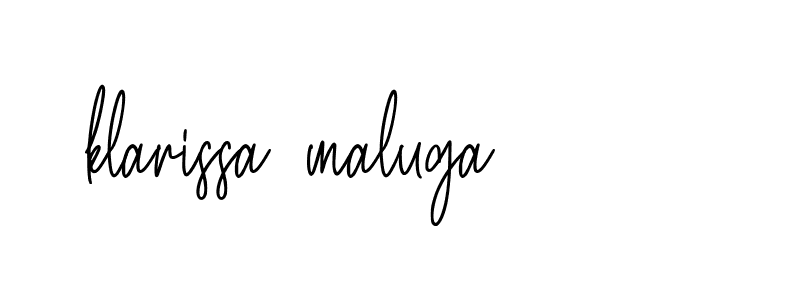 Signature of klarissa-maluga