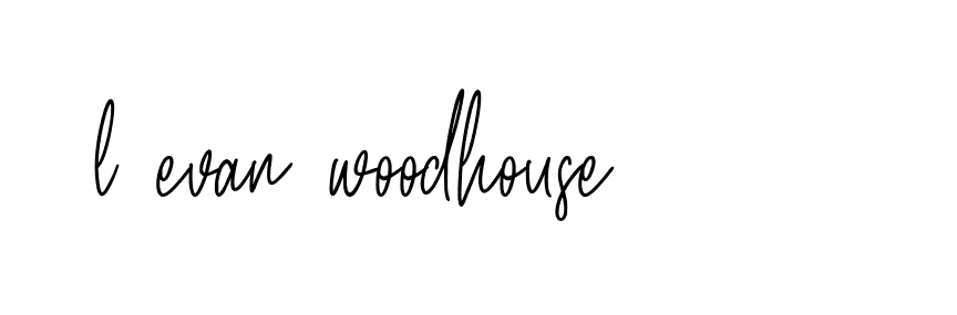 Signature of l-evan-woodhouse