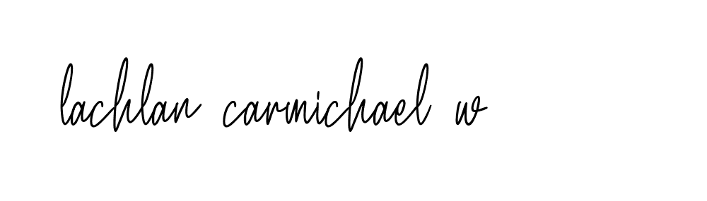 Signature of lachlan-carmichael-w