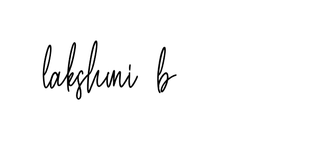 Signature of lakshmi-b