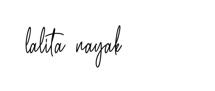 Signature of lalita-nayak