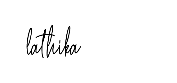 Signature of lathika