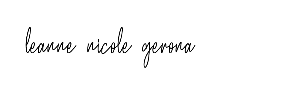 Signature of leanne-nicole-gerona