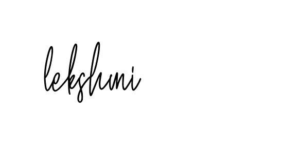 Signature of lekshmi