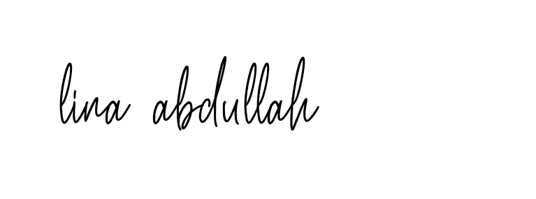 Signature of lina-abdullah