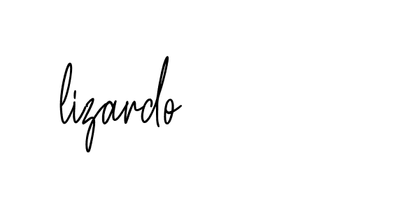 Signature of lizardo