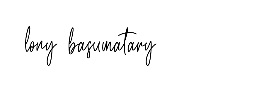 Signature of lony-basumatary-