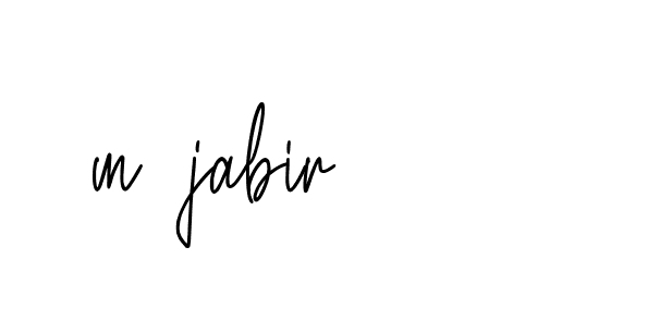 Signature of m-jabir