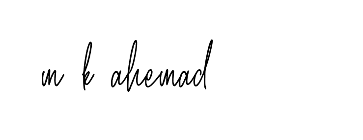 Signature of m-k-ahemad