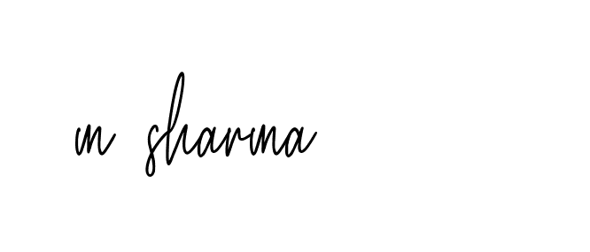 Signature of m-sharma