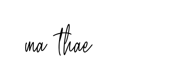 Signature of ma-thae