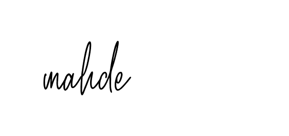 Signature of mahde