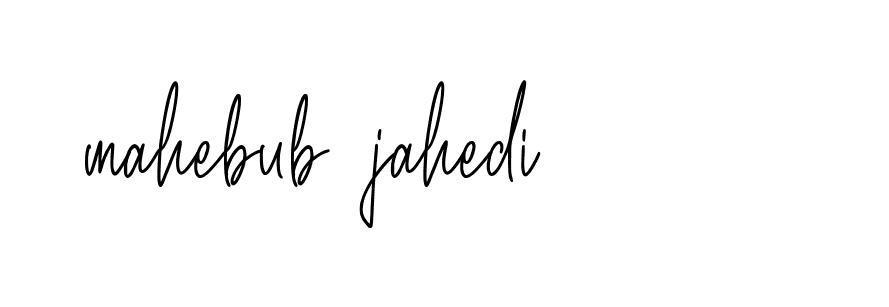 Signature of mahebub-jahedi-