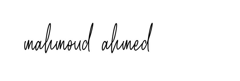 Signature of mahmoud-ahmed