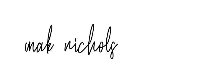 Signature of mak-nichols-