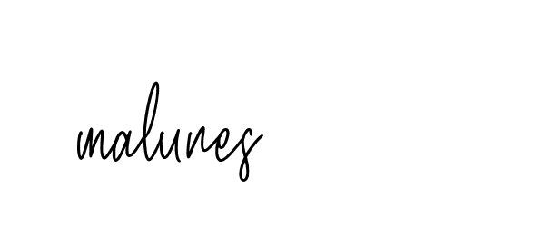 Signature of malunes