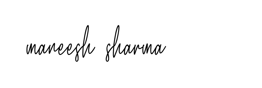 Signature of maneesh-sharma