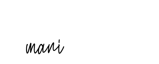 Signature of mani